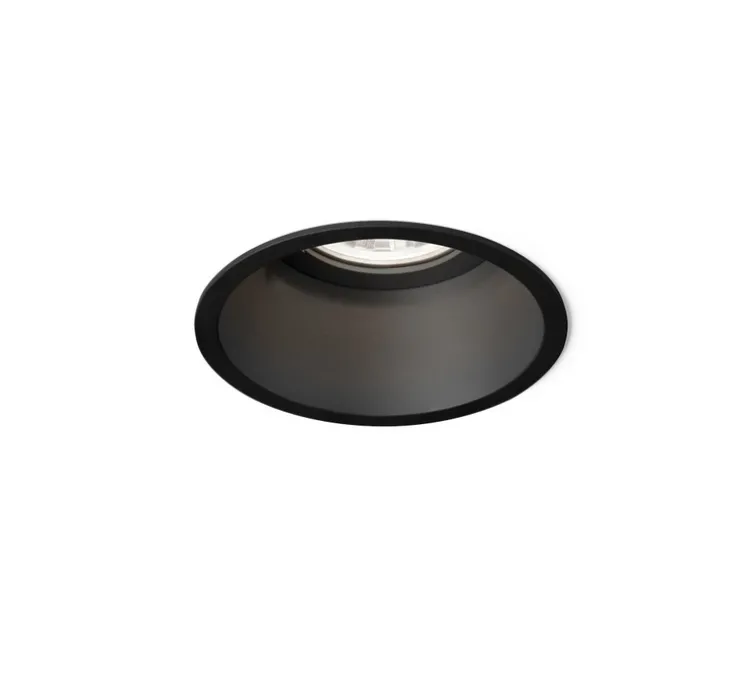 Spot encastrable, Deeper 1,0 PAR16, noir, Ø8,5cm, H11,2cm - Wever&Ducré