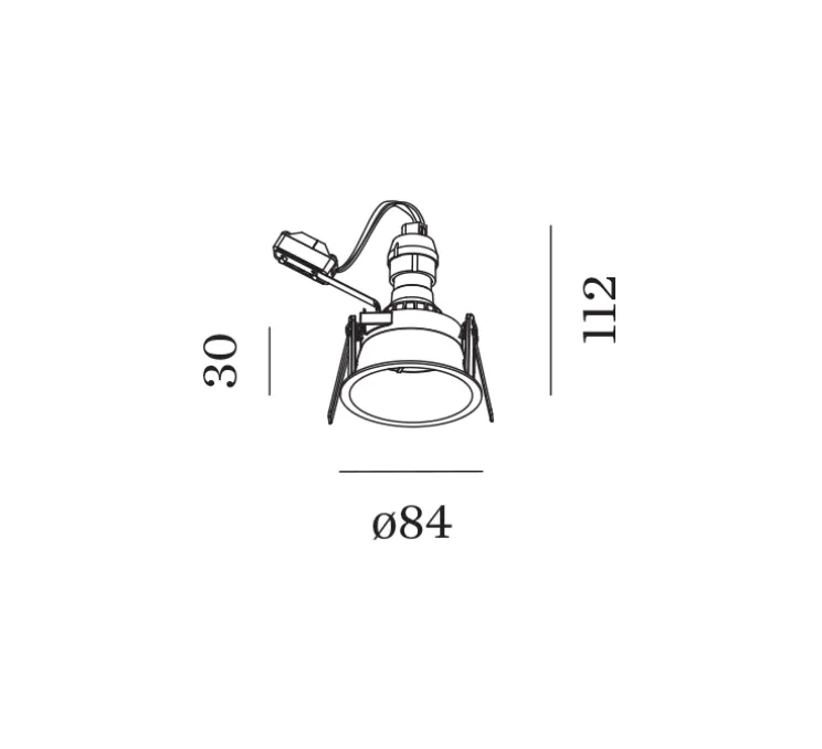 Spot encastrable, Deeper 1.0 PAR16, bronze, Ø8,4cm, H11,2cm - Wever&Ducré