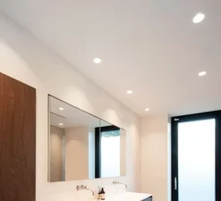 Spot encastrable, Deeper 1.0, blanc mat, IP44, LED, dim, 2700K, 440 à 600 lm, Ø8,4cm, H9cm - Wever&Ducré