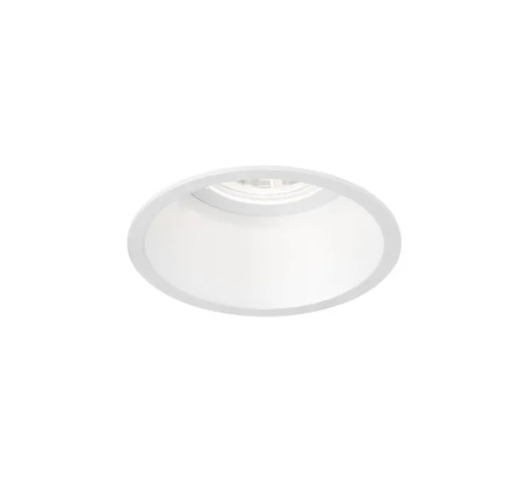 Spot encastrable, Deeper 1.0, blanc mat, IP44, LED, dim, 2700K, 440 à 600 lm, Ø8,4cm, H9cm - Wever&Ducré