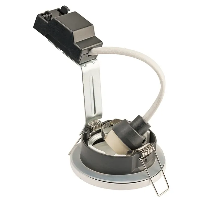 Spot encastrable, Dolix Out,rond,blanc, IP65, Ø8.2cm, h11cm -SLV