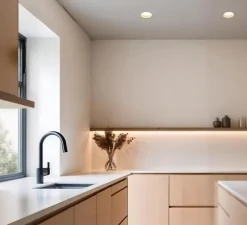 Spot encastrable, Dop, 8W, blanc, IP54, LED, 2700K, 676 lm, Ø8,3cm, H4,9cm - Faro