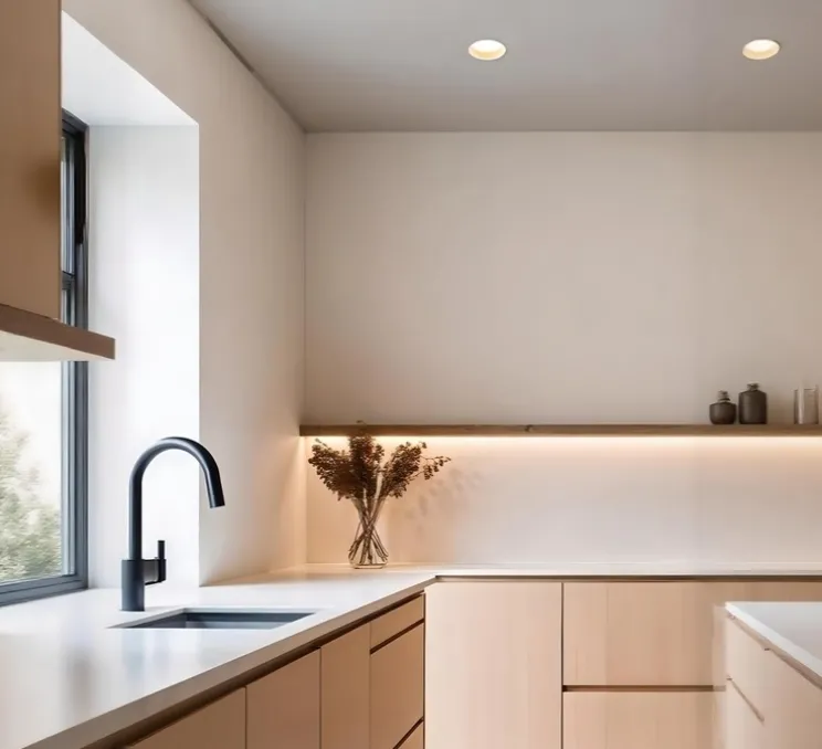 Spot encastrable, Dop, 8W, blanc, IP54, LED, 2700K, 676 lm, Ø8,3cm, H4,9cm - Faro