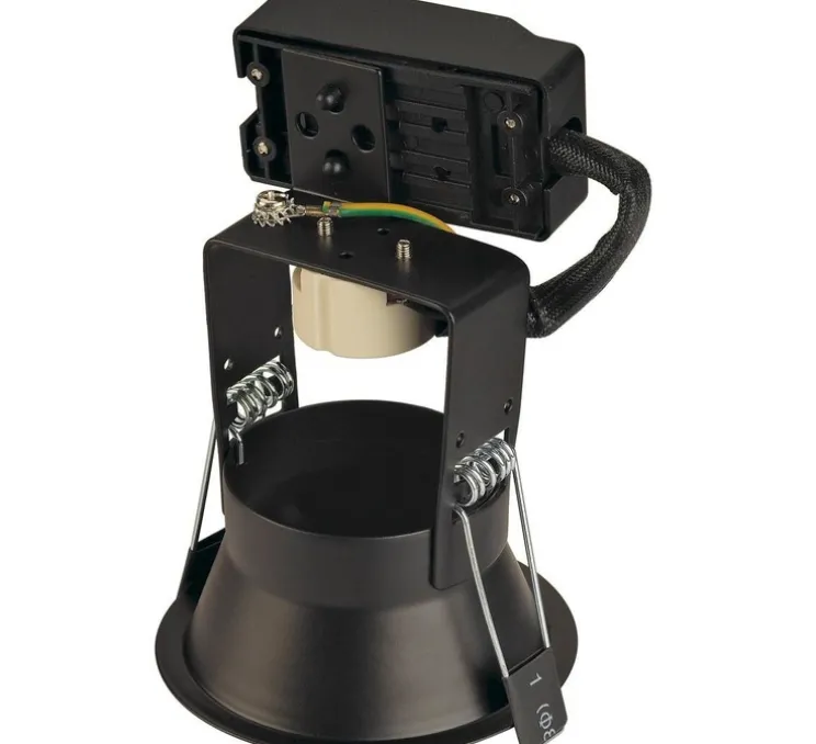 Spot encastrable, Dorendo, noir, Ø8,3cm, H12,5cm - SLV