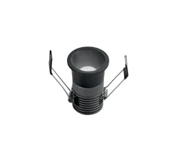 Spot encastrable, Dot, noir, LED, 3000-4000K, 600 lm, Ø4cm, H5,5cm - Nedgis