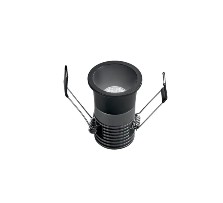 Spot encastrable, Dot, noir, LED, 3000-4000K, 600 lm, Ø4cm, H5,5cm - Nedgis