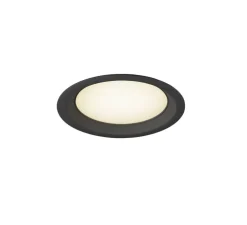 Spot encastrable, Downlight V 200, noir, IP54, LED, 3000/4000K, 2490 lm, Ø17,1cm, H3,9cm - SLV