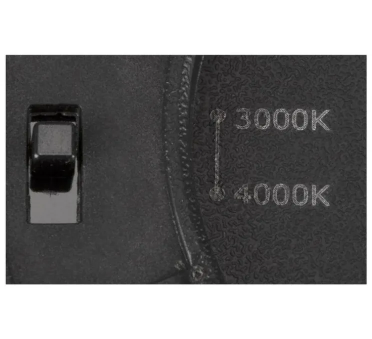 Spot encastrable, Downlight V 200, noir, IP54, LED, 3000/4000K, 2490 lm, Ø17,1cm, H3,9cm - SLV