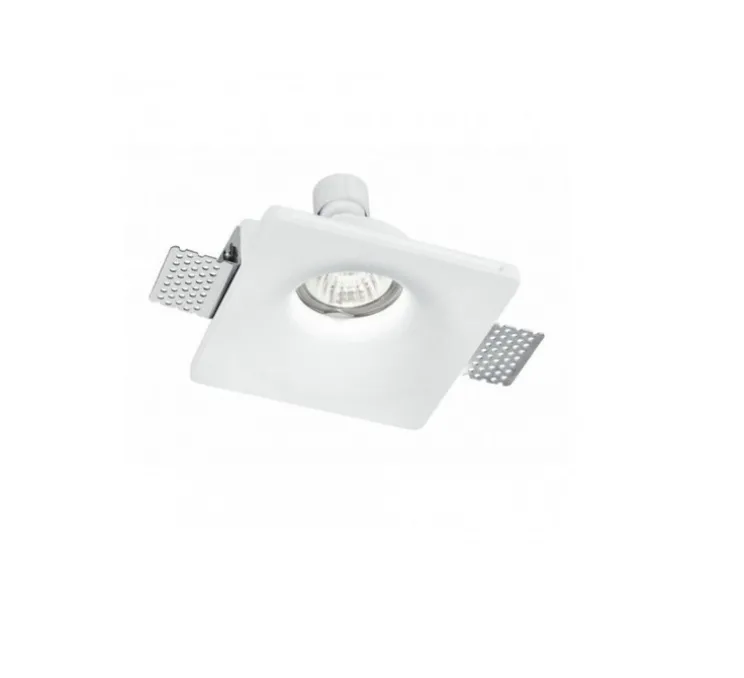 Spot encastrable en plâtre, prêt à peindre, Senso 1, blanc, L12cm, H4cm - Nedgis