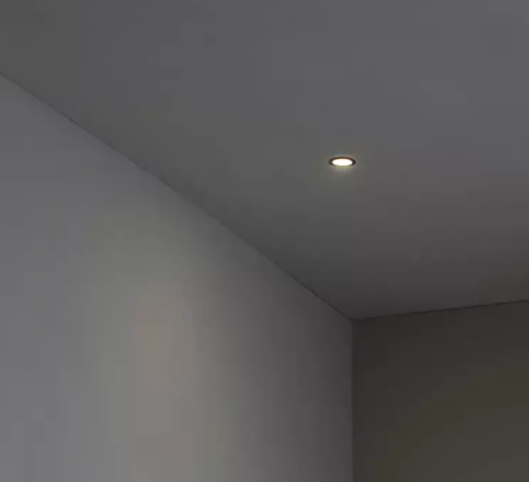 Spot encastrable, Fox 50, noir, LED, 2700K, 500lm, 25°, Ø5cm, H6,4cm - Faro