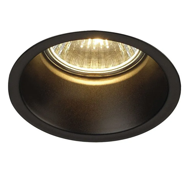 Spot encastrable, HORN 1, noir, Ø8,3cm, H11,5cm - Slv