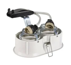 Spot encastrable, Horn double, blanc, L17,5cm, H11cm - SLV