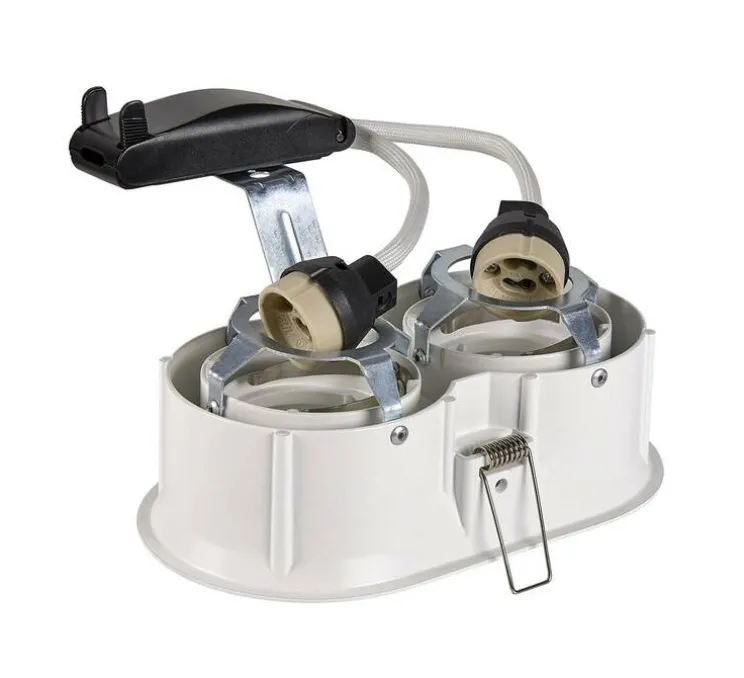 Spot encastrable, Horn double, blanc, L17,5cm, H11cm - SLV