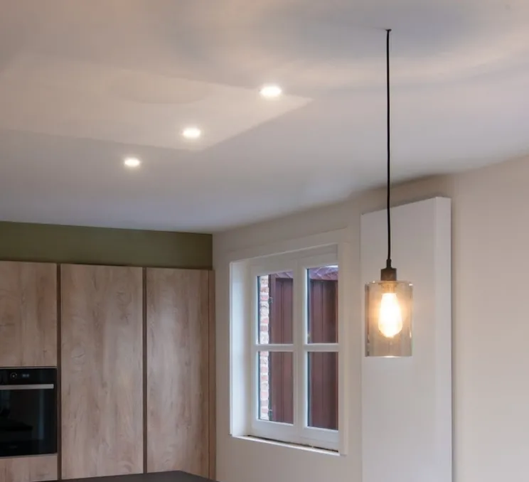 Spot encastrable, Horn Magna, blanc, LED, 3000K, 470lm, Ø7,8cm, H8,2cm - Slv