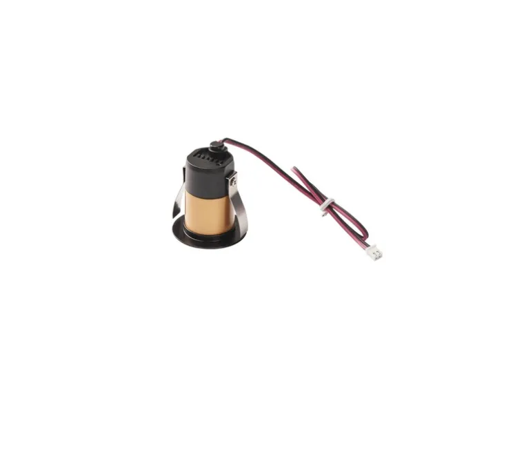 Spot encastrable, Horn Mini, noir, or, LED, 2900K, 70 lm, Ø4,5cm, H5,4cm - SLV