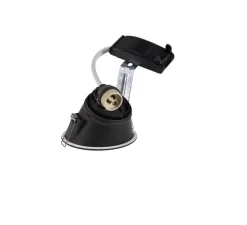 Spot encastrable, Horn-A, noir, IP44, Ø10,3cm, H12cm - SLV