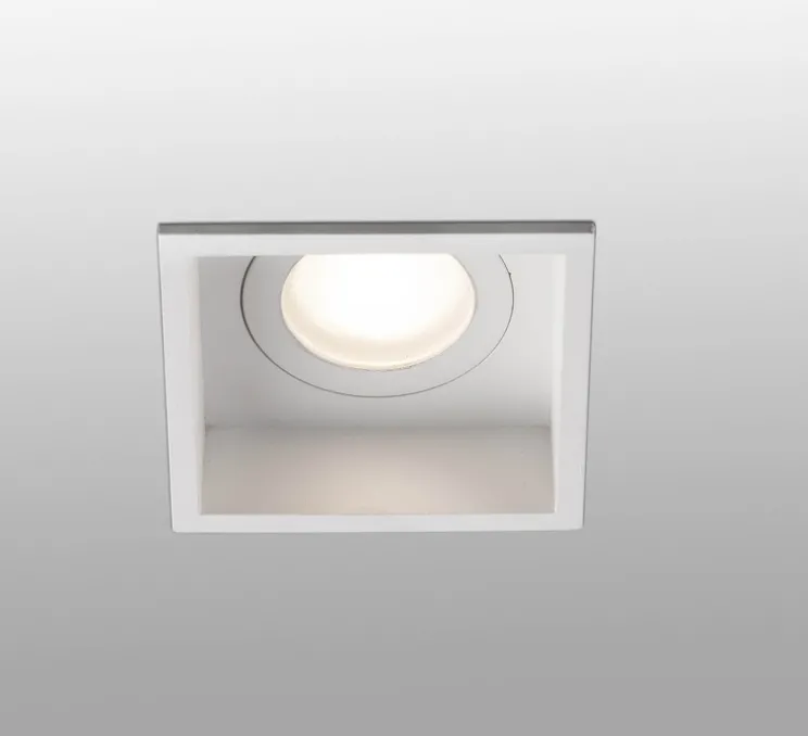 Spot encastrable, hyde, carré, IP44, blanc, L8,9cm, H5,5cm - FARO