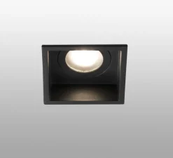 Spot encastrable, Hyde IP44, noir, L8,9cm, H5,5cm - FARO
