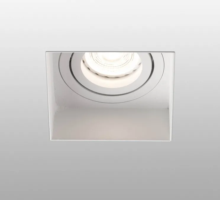 Spot encastrable, Hyde Square, orientable, trimless , blanc, L8,2cm, H13cm - Faro