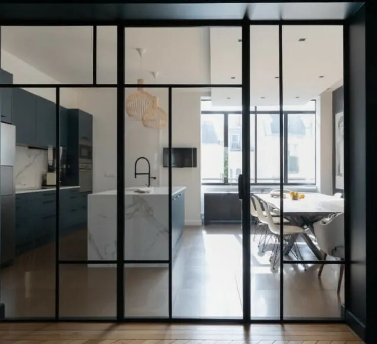 Spot encastrable, Hyde Square, orientable, trimless, noir, L8,2cm, H13cm - Faro