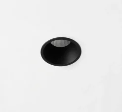 Spot encastrable, Kono 1, noir, IP54, LED, 3000K, 1000 lm, Ø8cm, H12,4cm - ONOK