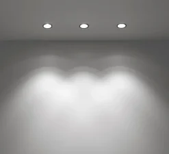 Spot encastrable, Kono Mini, noir, LED, 2700K, 290 lm, Ø3,5cm, H7,5cm - ONOK