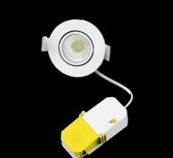 Spot encastrable, Libra, blanc, Orientable, IP65, LED, dim, 2700-4000K, 500-550 lm, Ø8,71cm, H3,15cm - Solum
