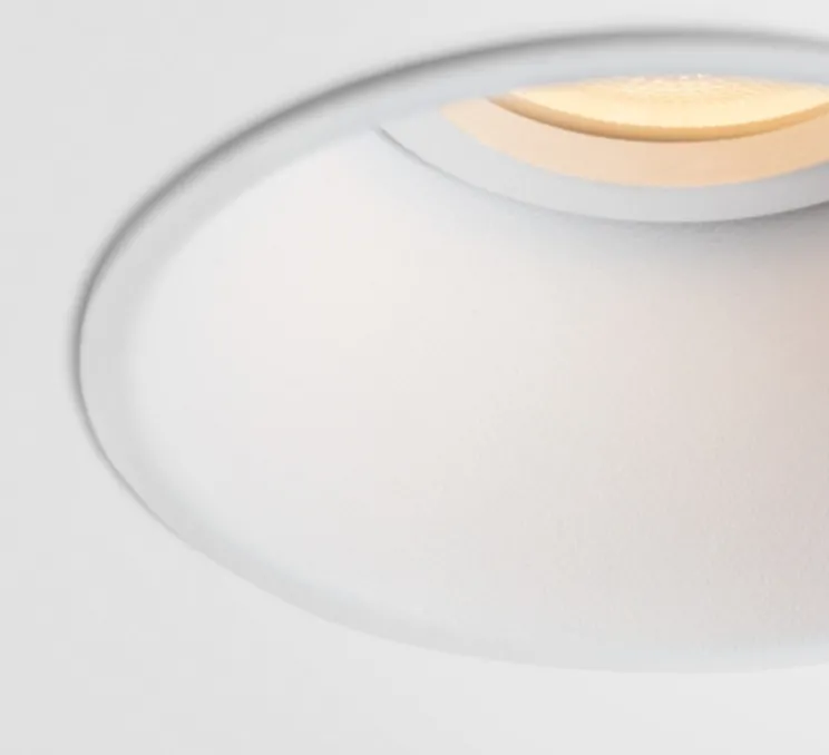 Spot encastrable, Lotis Round, blanc, Ø8,2cm, H12,6cm - Modular