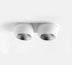 Spot encastrable, Marbul Recessed Adjustable 115 2x, blanc, LED, dim, 1800-3000K, 955 lm, L23,5cm, H5,4cm - Modular