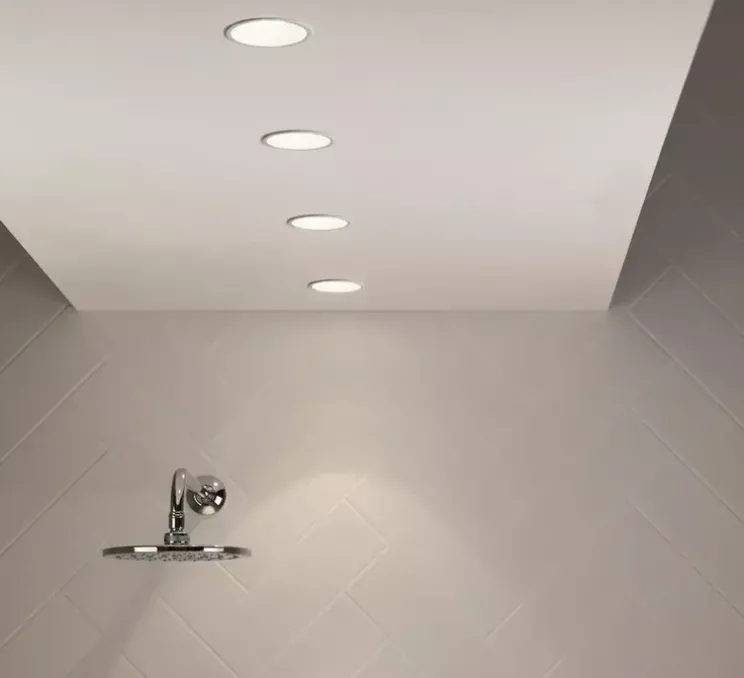 Spot encastrable, Minima round, blanc, IP65, LED, 2700K, 665lm, Ø9,5cm, H9,2cm - Astro