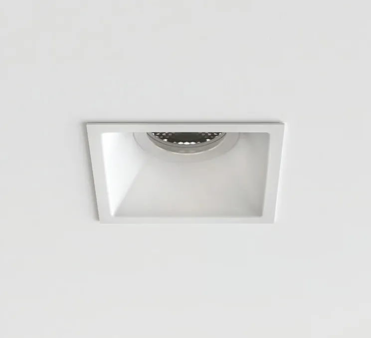 Spot encastrable, Minima Slimline Square Fixed Fire-Rated, blanc, IP65, L10cm, H7,8cm - ASTRO