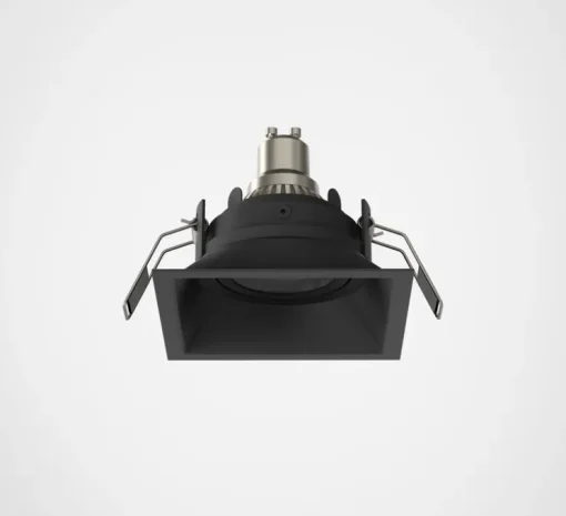 Spot encastrable, Minima Slimline Square Adjustable Fire-Rated, noir, L10cm, H6,1cm - ASTRO