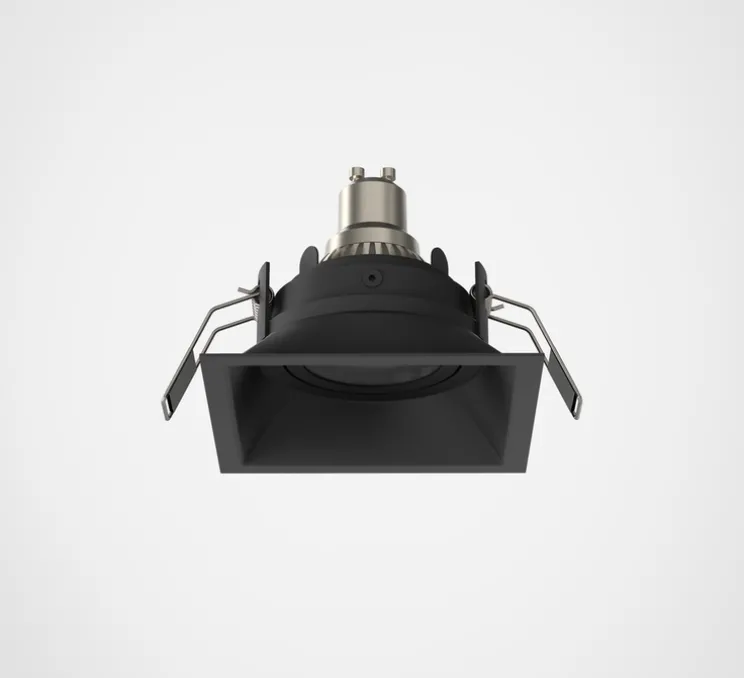 Spot encastrable, Minima Slimline Square Adjustable Fire-Rated, noir, L10cm, H6,1cm - ASTRO