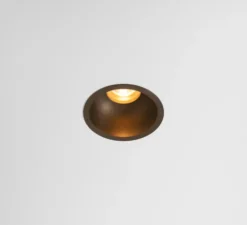 Spot encastrable, Minude Recessed 56 1x, bronze brossé, IP54, LED, dim, 2700K, 269 lm, Ø5,6cm, H7,85cm - Modular