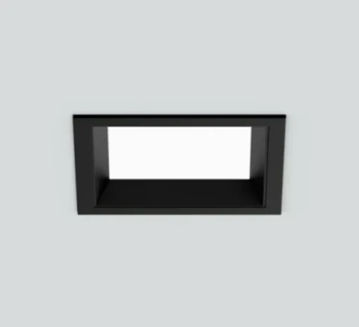 Spot encastrable, Mira 150 Square, noir, LED, 3000K, 1730 lm, L15cm, H3,3cm - XAL