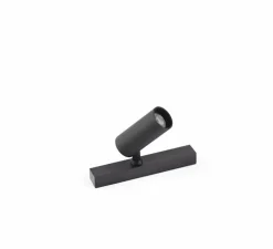 Spot encastrable, Neso Slim Hole, noir mat, LED, 40°, 3000K, 345 lm, dim., DALI, L2,55cm, H6,85cm - Faro