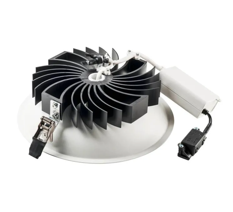 Spot encastrable, Occuldas 23, blanc, LED, dim, 3000K, 1500 lm, Ø22,6cm, H7,8cm - SLV