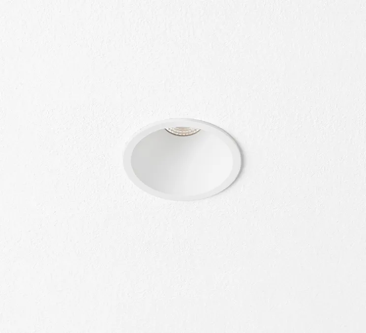 Spot encastrable, Optik 1, Non dimmable, blanc, IP 55, LED, 3000 K, 800 lm, 15°, Ø6,9cm, H7,5cm - Onok