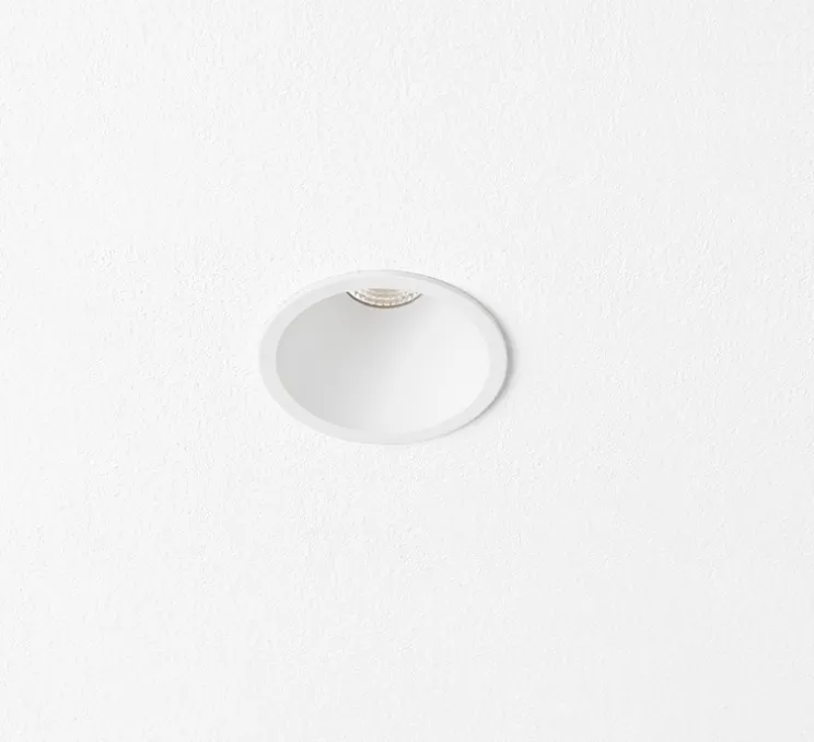 Spot encastrable, Optik 1, variable TRIAC, blanc, LED, 2700K, 630lm, Ø6,9cm, H6,4cm - Onok