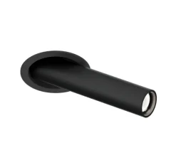 Spot encastrable, orientable, Match Sneak 1.0, noir mat, LED, dim, 2700K, 525 lm, Ø2,6cm, H14,5cm - Wever&Ducré