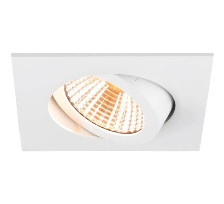 Spot encastrable, orientable, NEW TRIA 68, blanc mat, LED, dim, 1800-3000K, lm, L8,2cm, P4cm - SLV