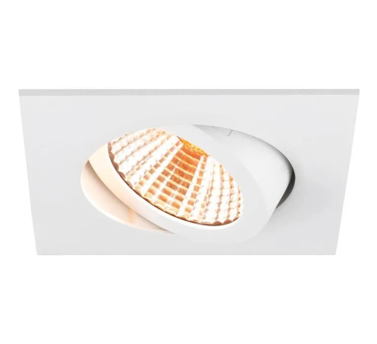 Spot encastrable, orientable, NEW TRIA 68, blanc mat, LED, dim, 1800-3000K, lm, L8,2cm, P4cm - SLV