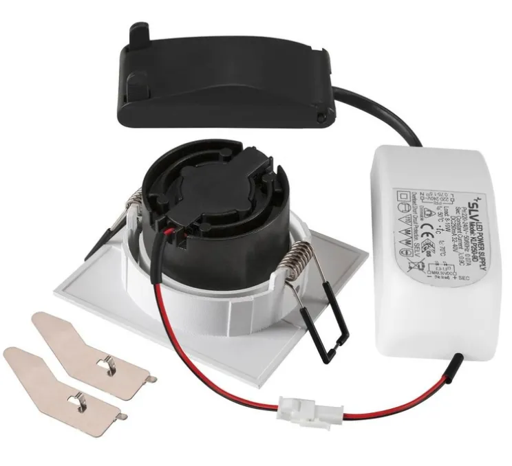 Spot encastrable, orientable, NEW TRIA 68, blanc mat, LED, dim, 1800-3000K, lm, L8,2cm, P4cm - SLV