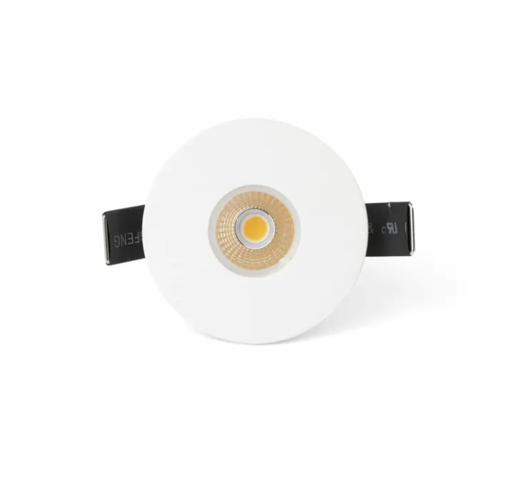 Spot encastrable, orientable, Lox, blanc, LED, dim, 2700K, 473 lm, Ø6cm, H7cm - Faro