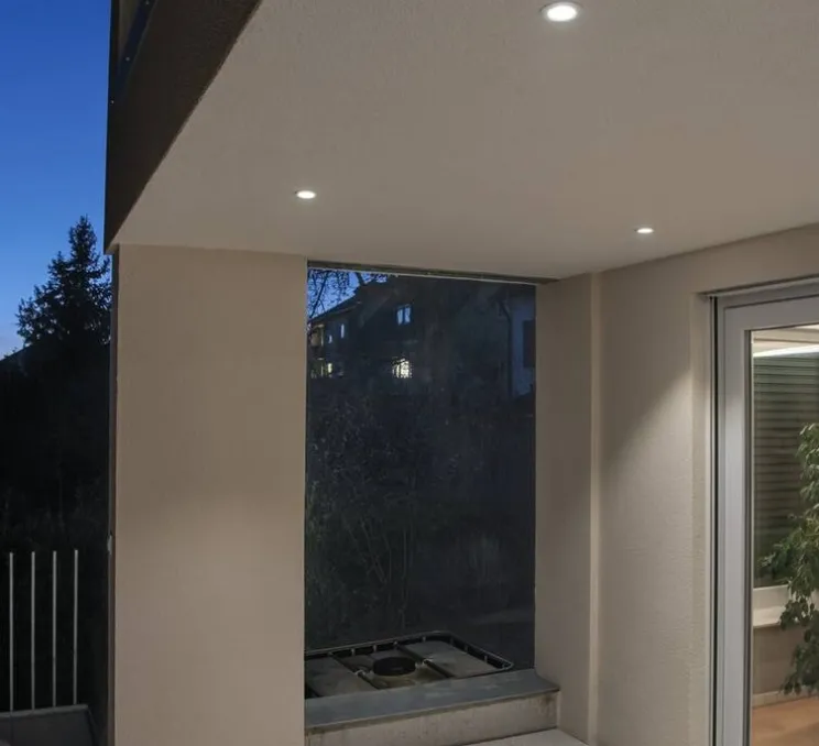 Spot encastrable, Patta-f, blanc, IP65, , 3000K, 860 lm, Ø8,3cm, H6,2cm - SLV