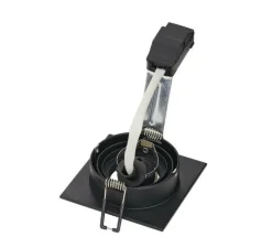 Spot encastrable, Pireq, noir, Ø9cm, H11cm - SLV