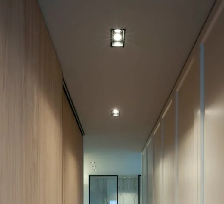 Spot encastrable, Plano 2.0 PAR16, noir, L15,6cm, H11,5cm - Wever&Ducré