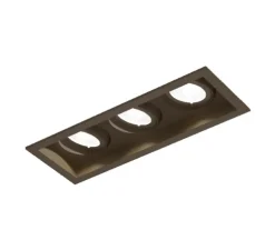 Spot encastrable, Plano Petit 3.0 LED, bronze, LED, 3000K, 1580 lm, L17cm, P6,7cm - Wever&Ducré