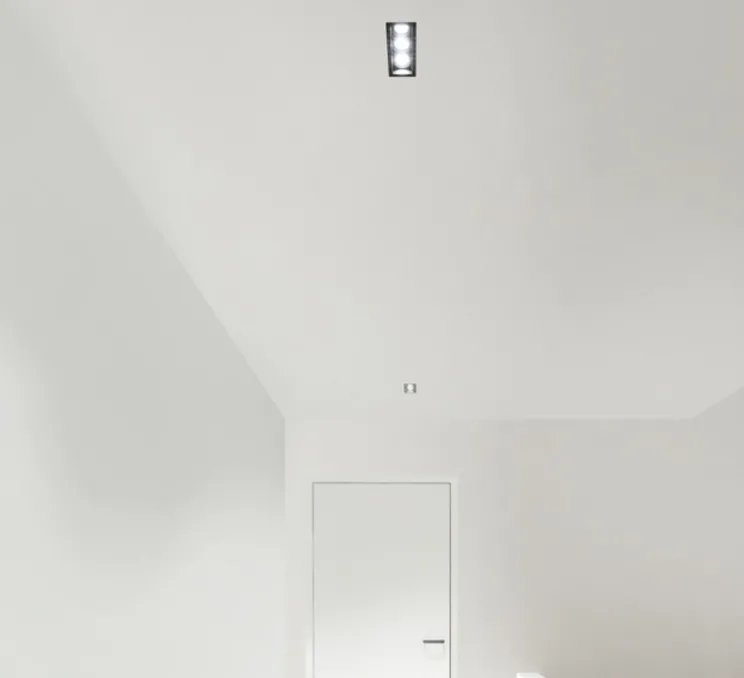 Spot encastrable, Plano Petit 3.0, noir, LED, 2700K, 1500 lm, L17cm, P6,7cm - Wever&Ducré