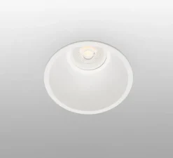 Spot encastrable, salle de bain, Fresh IP65, blanc, Ø9cm, H13,3cm (hauteur plafond recommandée 14,5cm) - Faro